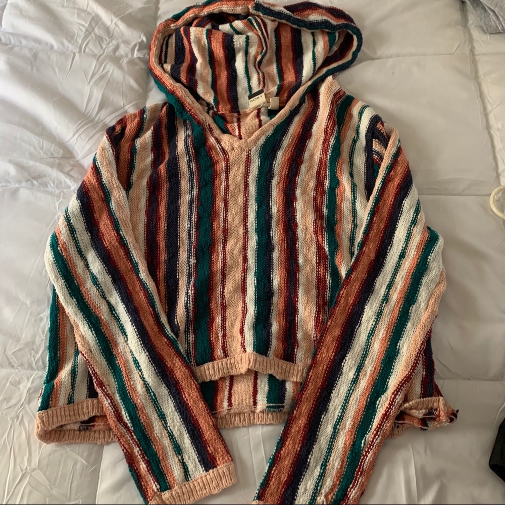 Roxy Beachy Patterned Hoodie - image 2
